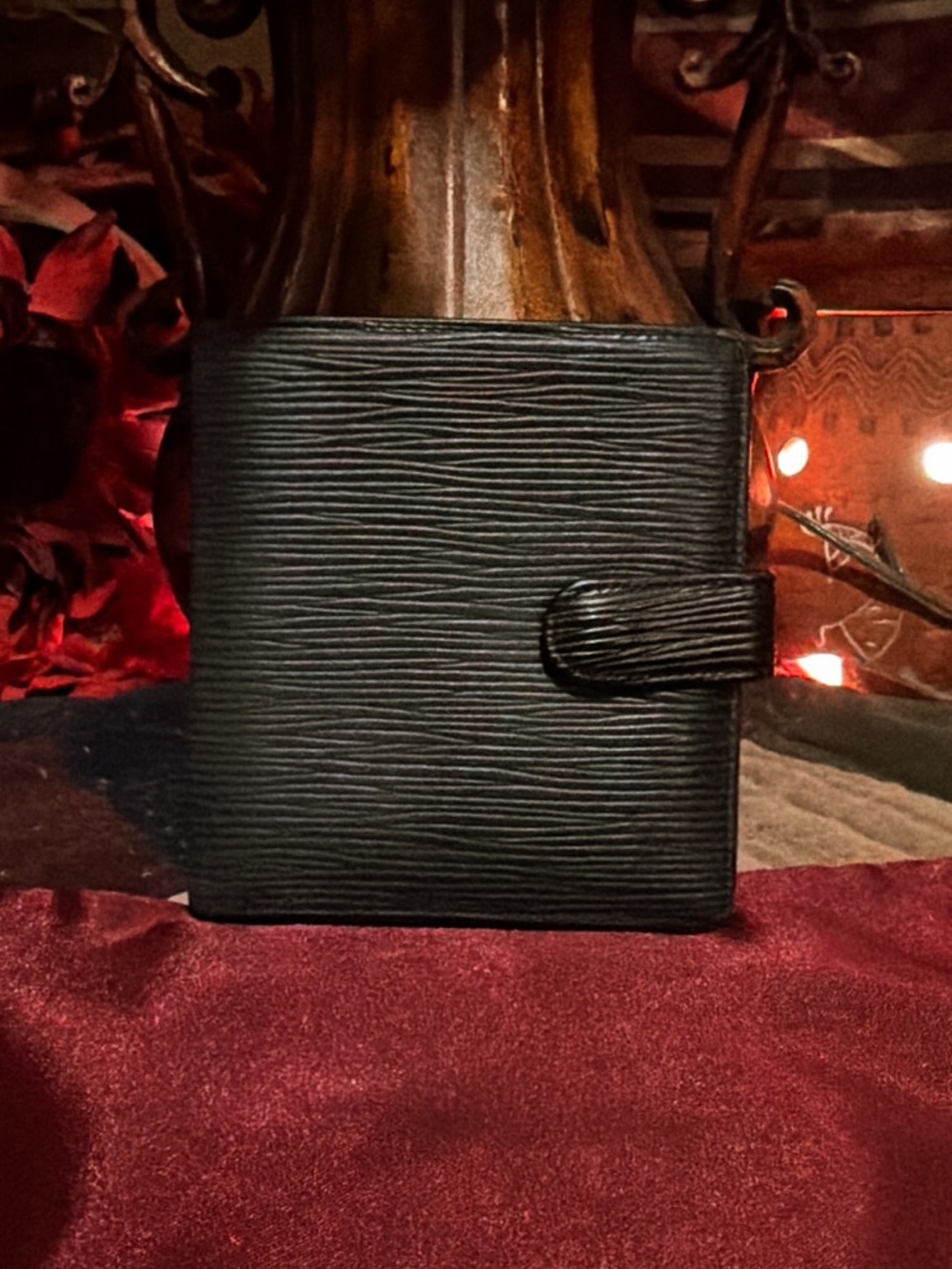 Authentic Louis Vuitton Black Billfold Wallet